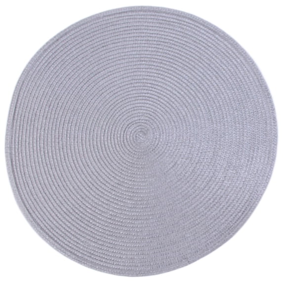 RUIQPGRT Woven Spiral Table Placemats 15 Inches Round Set Of 4 Non Slip Dining & Kitchen Table Mats Kitchen Clearance