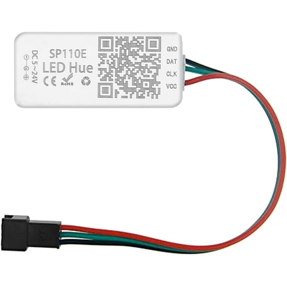 RUIRUI SP608E Bluetooth Controller with 8 Signal Outputs for LED Module Pixel Strip String Light Andriod iOS APP/Remote/Trigger Control