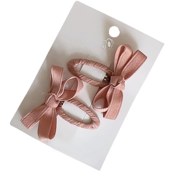RUISINERY 1 Pair Baby Hair Clips Autumn Winter Bowknot Shape Hairclips Infants Hairpins for Girls Side Hair Bangs Hair Accessories
