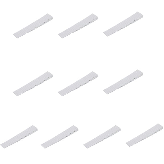 RUISINERY 10Pieces Practical Furniture Wedges Shims for Leveling Tables Chairs Fridge Toilet Flexible and Stackabled