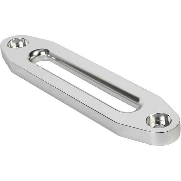 RUISINERY 10inch Billet Aluminum Hawse Fairlead for Synthetic Winch Rope Cable Guide 8000-15000LBs Capacity Offroads Adventure Use