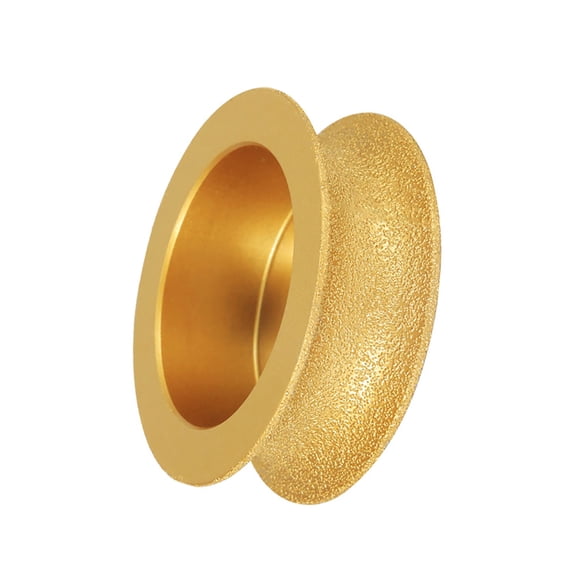 RUISINERY 10mm/15mm/20mm/25mm/30mm Round Brazed Diamonds Grinding Wheel Marble Stone Edging Grinding Disc Replacement