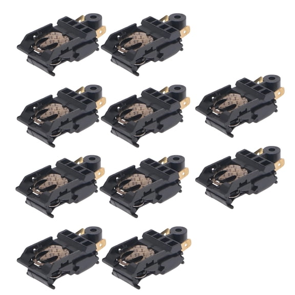 RUISINERY 10pieces Electric Kettle Switches Thermostat Temperature Control Terminals Kitchen Appliance Part 16A Boiler Thermostat Swi