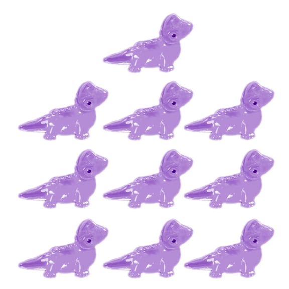 RUISINERY 10pieces Glowing in Dark Small Resins Lizards Figurines Lacertilian Figures Animal Miniatures for Landscape Decorations