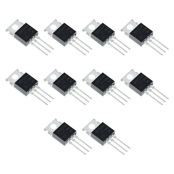 RUISINERY 10pieces/Pack IRF540N MOSFET Transistors 33Amp 100V Channel Power MOSFET Applicable for Power Amplifier