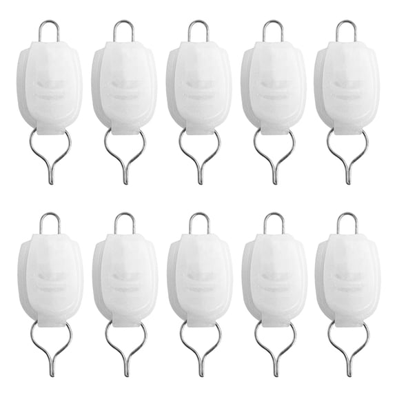 RUISINERY 10pieces Portable Fishing Line Stoppers Baitcasting Reels Fishing Line Holder Buckles Line Keeper Clip Fishing Equipment