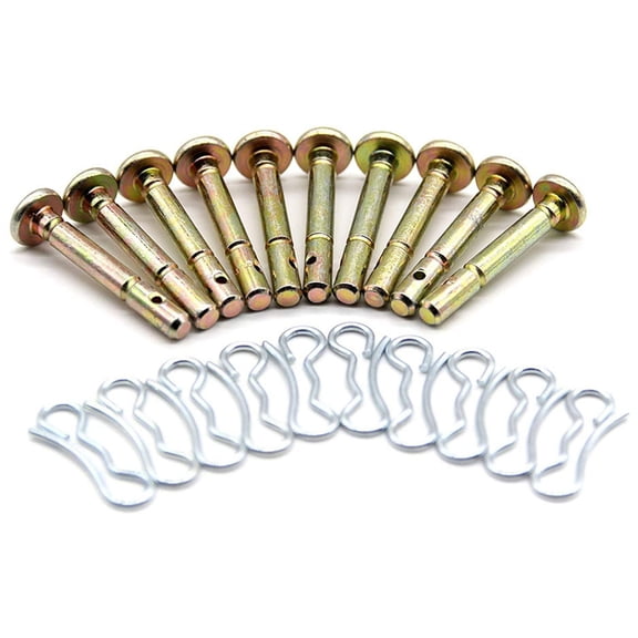 RUISINERY 10pieces Shear Pin and 10pieces Split Pin Replacement Kits for Snow Blower for Various Models