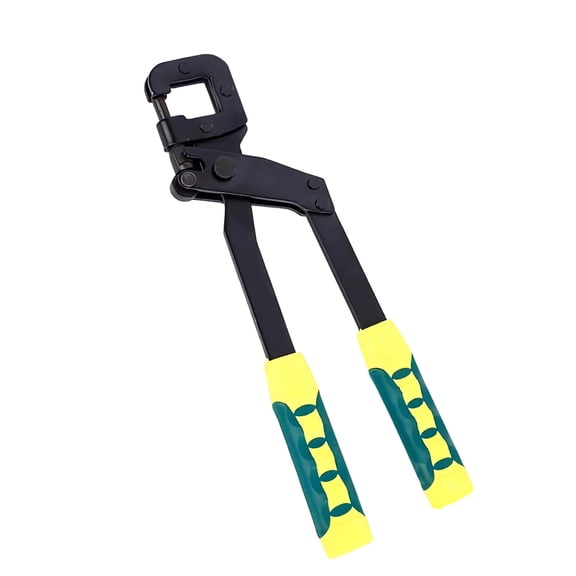 RUISINERY 12Inch Piercing Steel Pliers Lock Studs Crimper Hole Punching Tool For Light Gauge Metal Framing With Antislip Grip