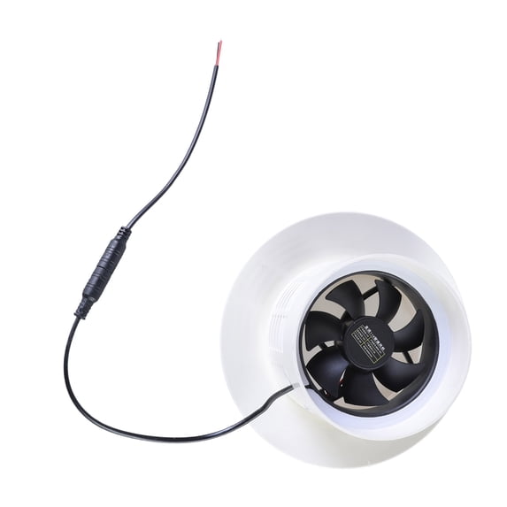 RUISINERY 12V 3W Solar Extractor Fan High Speed Air Vent Window Wall ...
