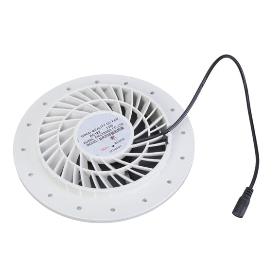 RUISINERY 12V Quiet Inline Pipe Ventilation Exhaust Fan For Heating Cooling In Homes Garden Bathroom Extractor Ventilation