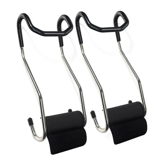 RUISINERY 1Pair Dumbbell Spotter Hook Hangers Portable Heavy Power Dumbbells Rack Attachments Dumbbell Hook Barbell Attachments