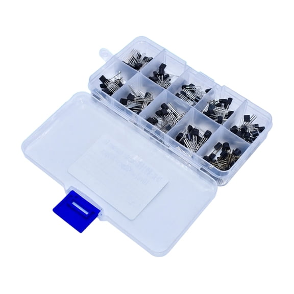 RUISINERY 200pieces Electric Component 3Pin 10 Value Assortment for Electronic Circuit and Electronics Projects