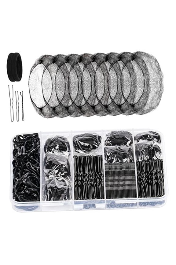 260 Pieces Dance Hair Accessories Set Includes U Shaped Pins Hairpins Styling Tool for Ballet Bun and Competitions
