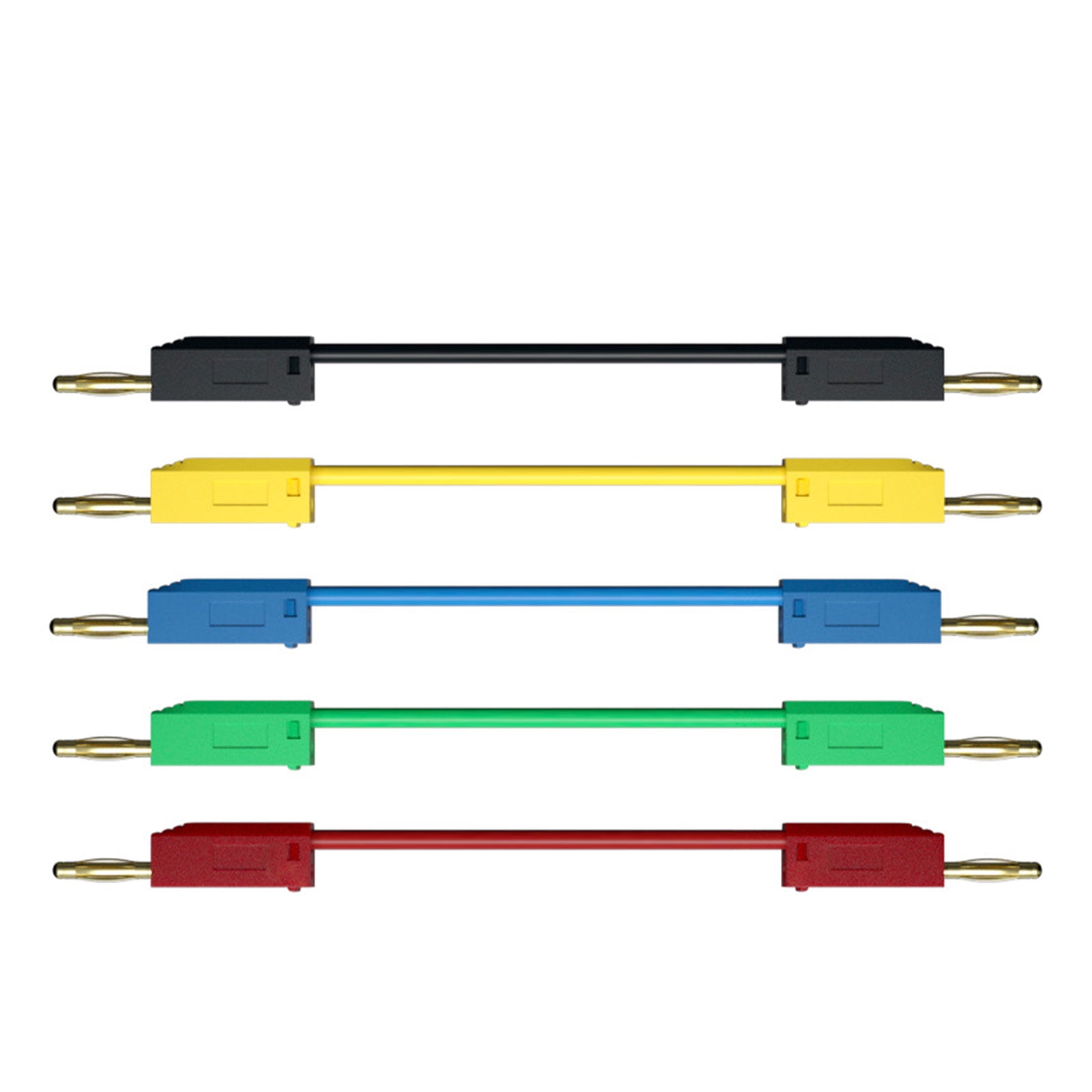 RUISINERY 2mm Banana plugs Test Cord 24K Gold plate connector High ...