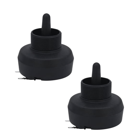 RUISINERY 2pieces 34mm Threaded Piezoelectric Ceramic Tweeter Stage Trolley Speakers Head Ceramic Power Horn Speakers Tweeter Accesso
