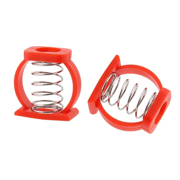 RUISINERY 2pieces Bicycles Handlebars Grip High Strength Spring Clip Bike Spring Hinge Clamp Bike Handle Accessory