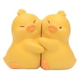 thumbnail image 1 of RUISINERY 2pieces Cartoon Duck Bookends Resin Book End for Shelves Desk Book Organiser Decorative Book Stoppers Tabletop Bookends, 1 of 8