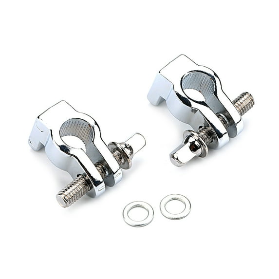 RUISINERY 2pieces Convenient Drum Clamp Connector Drum Rack Clamp Professional Drum Hardware Cymbals Clamp Percussion Instrument Part