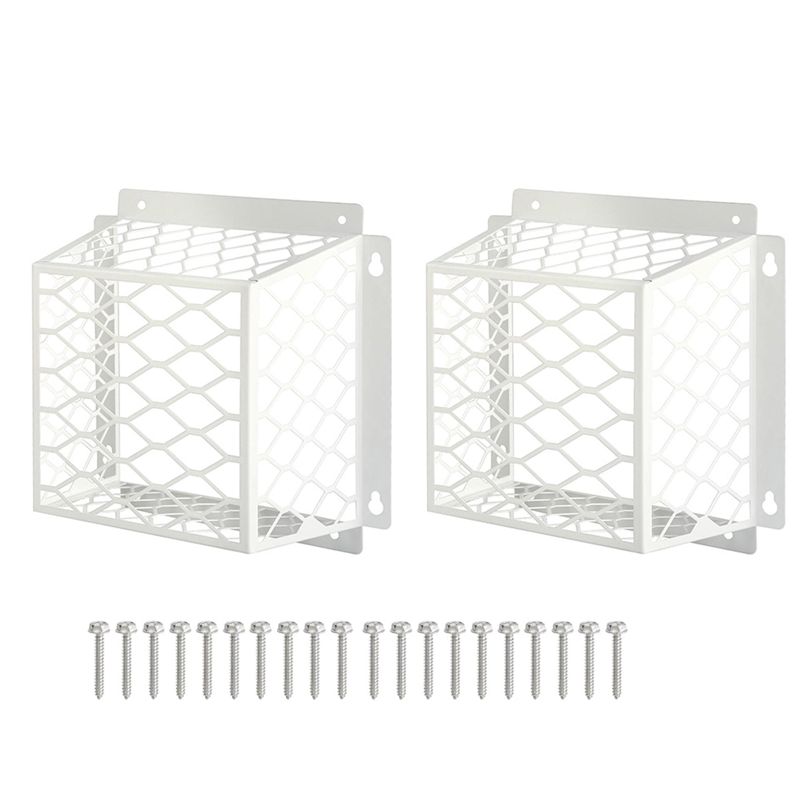 RUISINERY 2pieces Dryer Vents Bird Guard Drying Systems Protector Dryer Vents Covers Guard Carbon Steel Ventilation Bird Cage Endurin