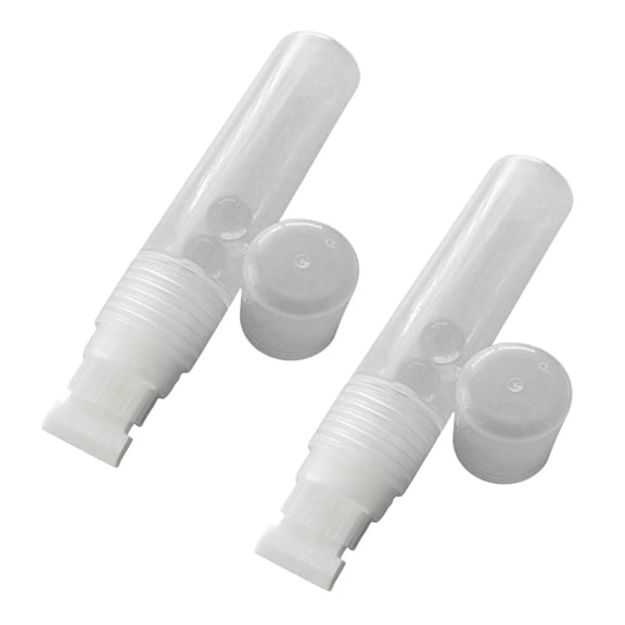RUISINERY 2pieces Empty Pens Flat or Round Head Refillable Acrylics Empty Marker Empty Paint Pen For Painting on Wood Fabric Canvas