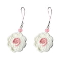 thumbnail image 1 of RUISINERY 2pieces Handmade Fish Roll Keychain Japanese Styles Crochet Yarn Phone Charm Bag Accessory Detailed Handmade for Women, 1 of 7