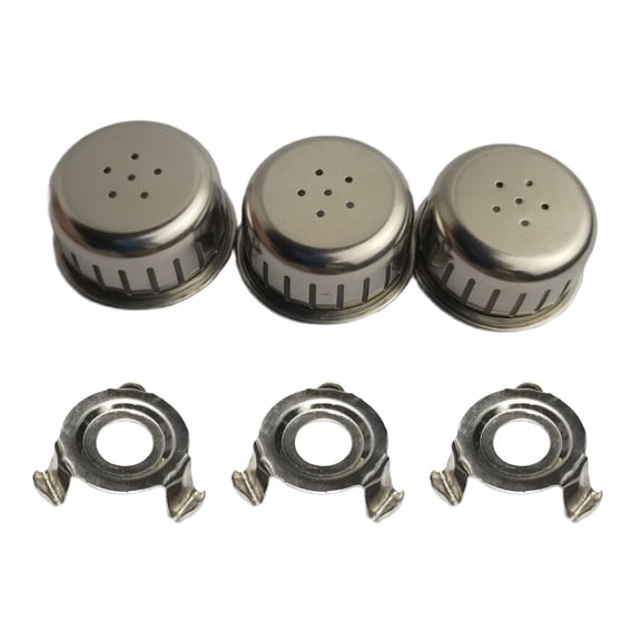 RUISINERY 3 Set Practical Pressure Anti-Block Set Part Stainless Steel Texture for Pressure Cookers