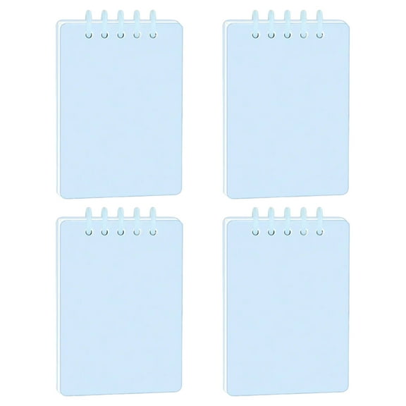 RUISINERY 4pieces Small Twin Coil Binding Notebook 2.8x4Inch Pocket Notepads 160 Pages Lined Small Writing Pad Notebook for Writing