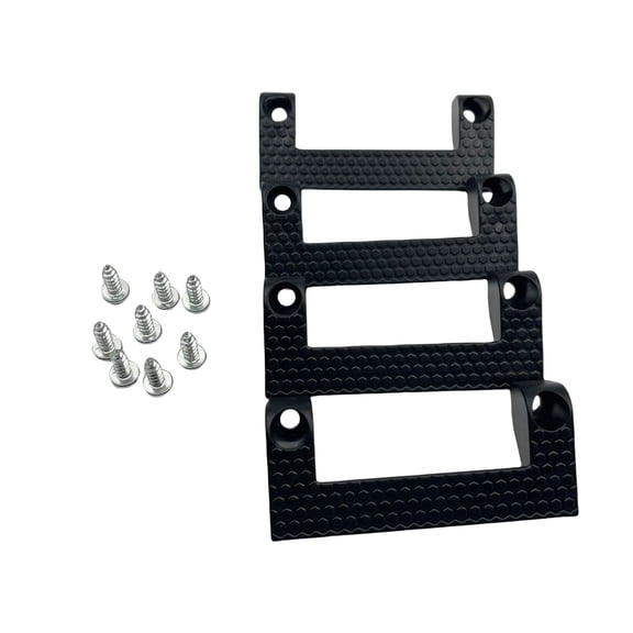 RUISINERY 4pieces Tape Measure Holder Rack Multi Tool Storage Organizers Hanger for Garage and Workbench for Power Tool on Ladder