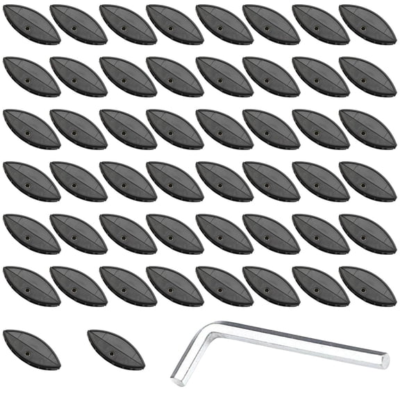RUISINERY 50pieces Plywood Fastener Biscuit Joiner Tenons Tool Woodworking Invisible Connector Disassembly and Assembly Part