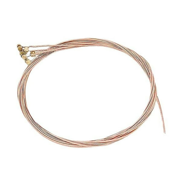 RUISINERY 6pieces Colorful Guitar String Replacement Acoustic Guitar String Coppers Guitar String Set for Acoustic Guitar Folk Guitar