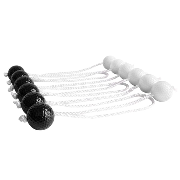 RUISINERY 6pieces Outdoor Lawns Yard Golfs Throwing Ball Replacement Ladders Toss Game Ball Hard Golfs Training Ball for Backyard Gam