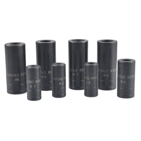 RUISINERY 8pieces 1/4 3/8 Hexagon Socket Wrench Head Standard Car Auto Truck Repair Tool For Ratcheting Wrench Sleeve Replacement