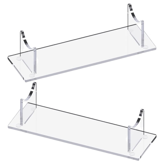 RUISINERY Acrylic Sabers Stand Multifunctiona Display for Swords Daggers and Collectibles Clear Holder with Black Base