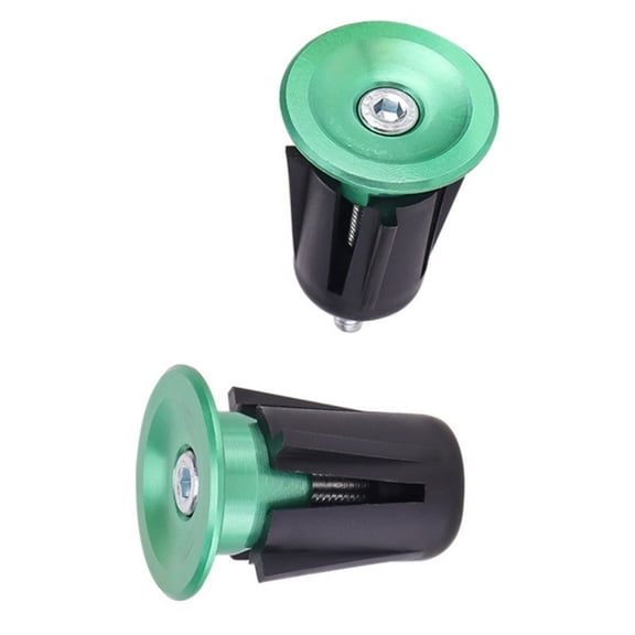 RUISINERY Aluminum Alloys Handlebar Bike Handlebar End Plugs Mountain Bicycles Handlebar End Caps Cycling Hand Grip End Plug