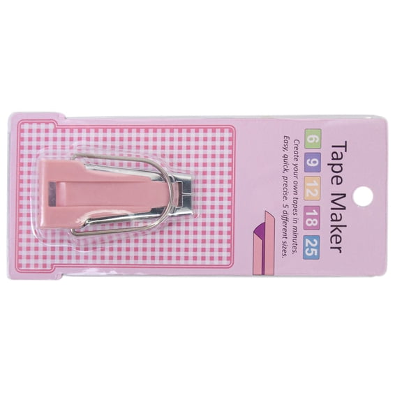 RUISINERY Bias Tape Maker 6mm 9mm 12mm 18mm 25mm 5 Size Tape Maker Tool Quilting Tool for Quilting and Fabric Sewing