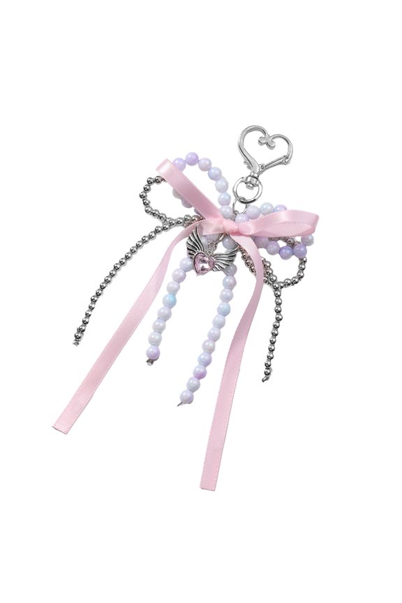 Bowknot Key Ornament Delicate Ribbon Keychain Pendant Aesthetic Key Holder for Adding a Touch of Elegances