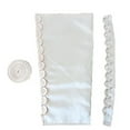 thumbnail image 1 of RUISINERY Bridal Gowns Corset Back Kits with 4Meter Satined Tie Shield Cloth for Wedding Dress Zipper Replacement Dress Laceup Set, 1 of 6