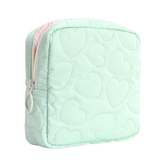 RUISINERY Candy Colored Lovely Storage Pouches Decoration for Organizing Small Items With Sturdy Water Resistant PU Materials