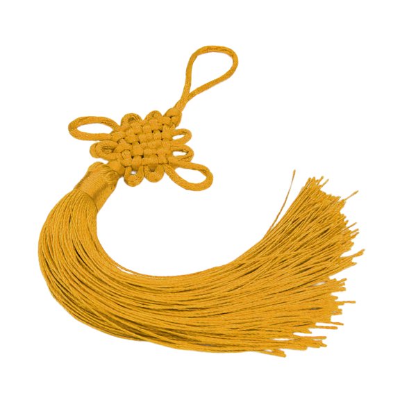 RUISINERY Chinese Knot with Tassels Festival Knot Pendant Ornament Handmade Chinese Knotting Cord for Home Office Car Decorations