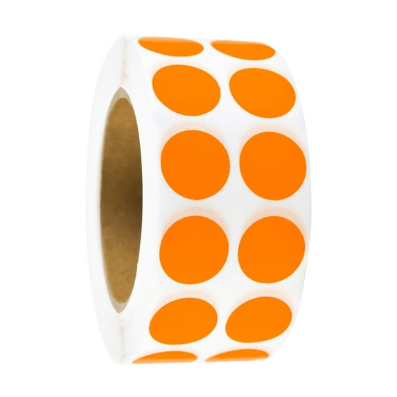 RUISINERY Circles Dots Label Color Coding Labels Adhesive Circles Dots Sticker Solid Color Circles Sticker for Office and Classroo