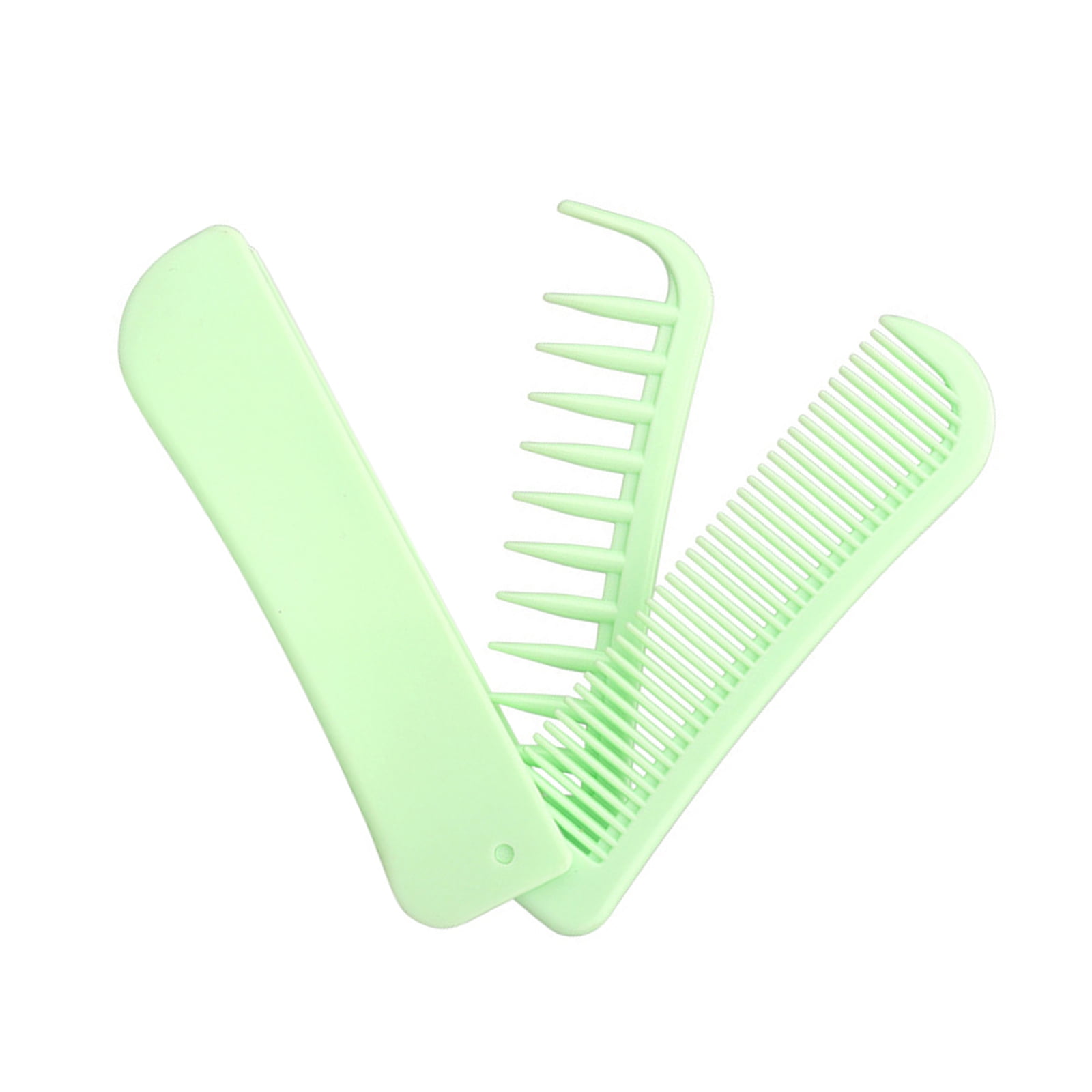 Compack Comb RUISINERY Compact Foldable Comb Portable Wide Tooth Designs for Various ...