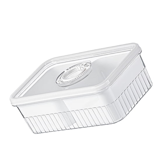 RUISINERY Compartmentalized Lid Teas Container With Multiple Sections Divided Storage Box Kitchen Organization Tool