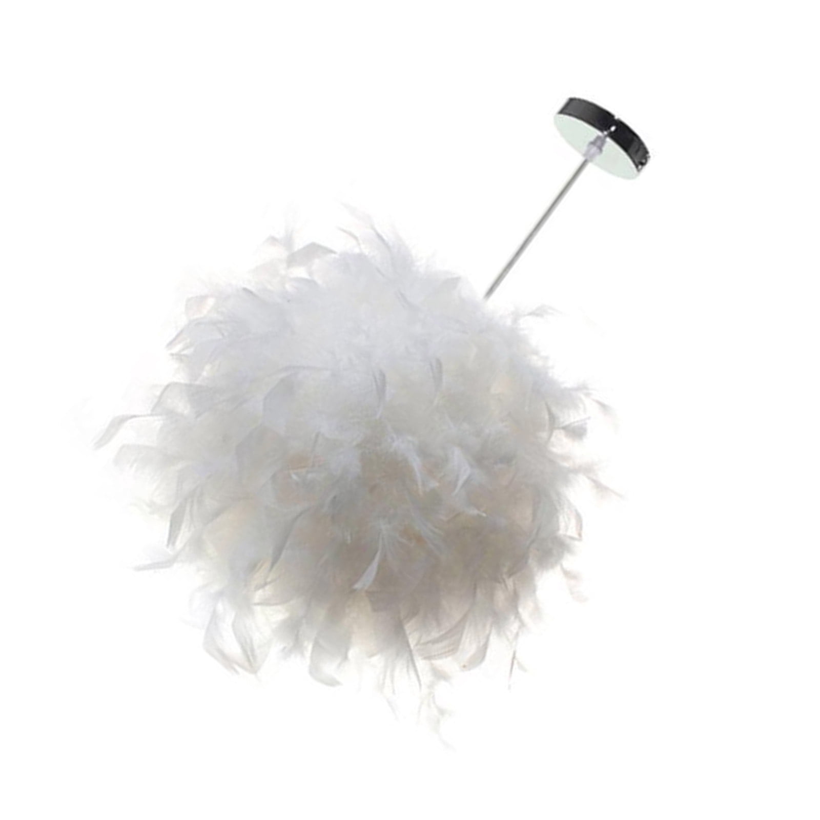 RUISINERY E27 Small Lamp Shades Lamp Covers Lighting Accessories Featherings Texture Suitable for Ceiling Lamp and Sconce Lighting