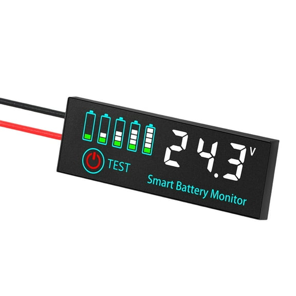 RUISINERY Efficient 18650 Battery Levels Indicators Tester LED Display Screen Module for 7-55V Electric Vehicles Solar Systems