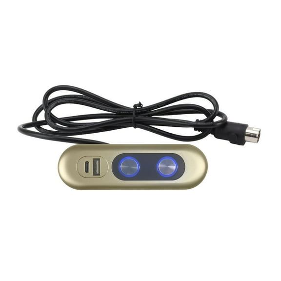 RUISINERY Electric Recliner Switches 2 Button Lift Chair Control Switches with USB Charging Interfaces Power Recliner Controller
