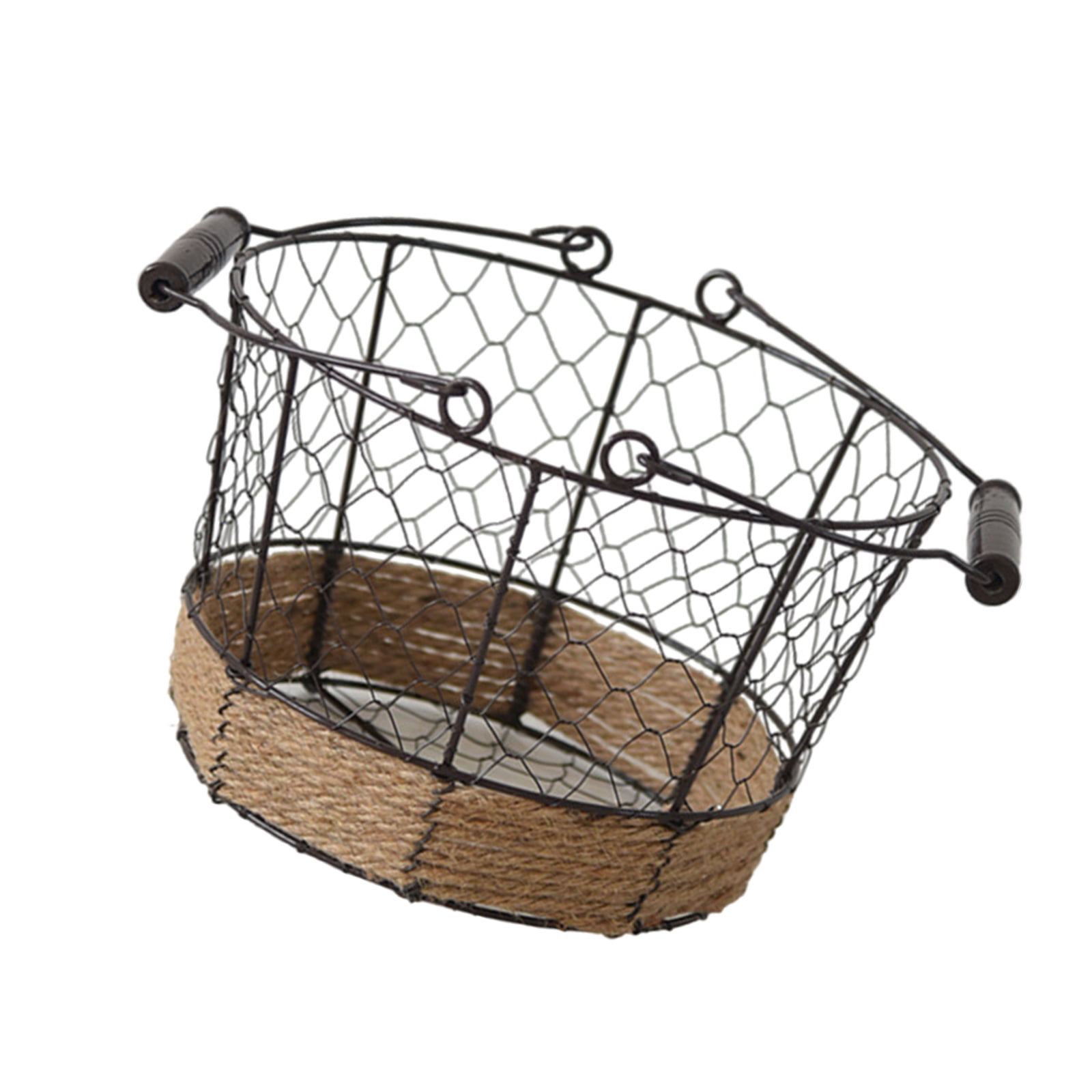 RUISINERY Elegant Farmhouses Fruit Basket with Removable Banana Holder ...