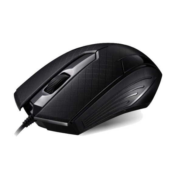 RUISINERY Ergonomic Wire Mouse 3Buttons Opticals Mouse 1200DPI for Laptop piece Desktop Computer Laptop with 110cm Cable Length