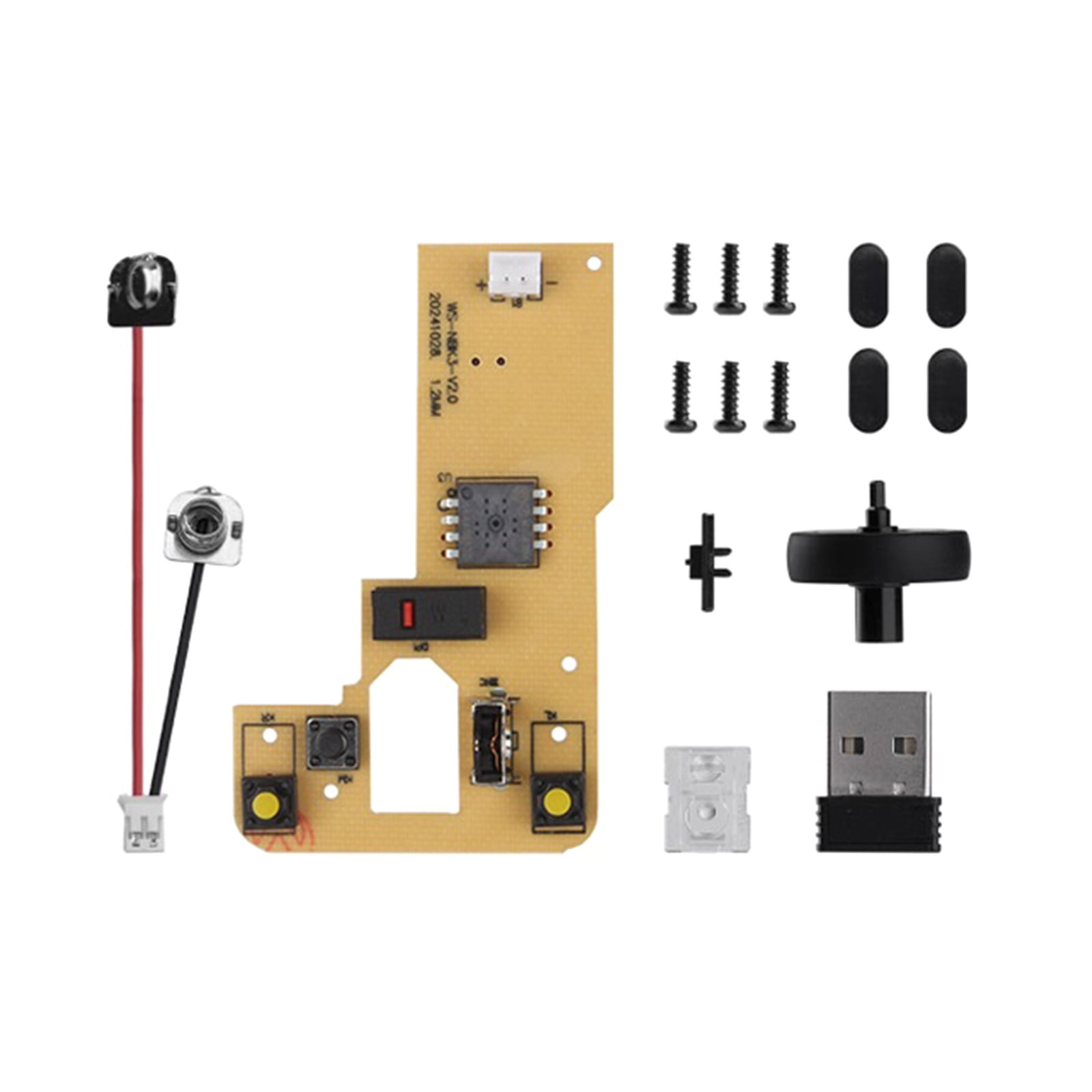 Miniature Mouse Module RUISINERY Ergonomic Wireless Mouse MH002 Components with Adjustable ...
