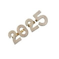thumbnail image 1 of RUISINERY Fashionable 2025 Adjustable Rings Digital Combination Rings Set Rhinestones Inlaid Jewelry for Parties and Weddings, 1 of 7