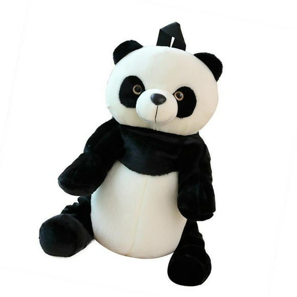 Fashionable Charm Panda Stylish Plush Backpacks Soft and Safe Plush Stuff Animals for All Ages Daily Casual Use